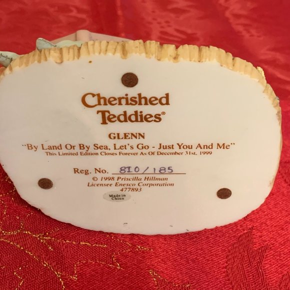 Cherished Teddies - Glenn - By Land or By Sea, Let’s Go - Just You and Me - Picture 8 of 8